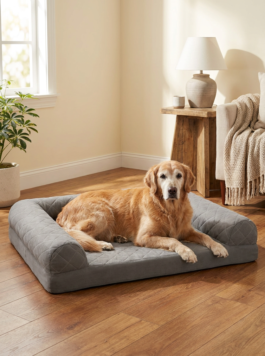 Orthopädisches Hundebett - Studioaufnahme