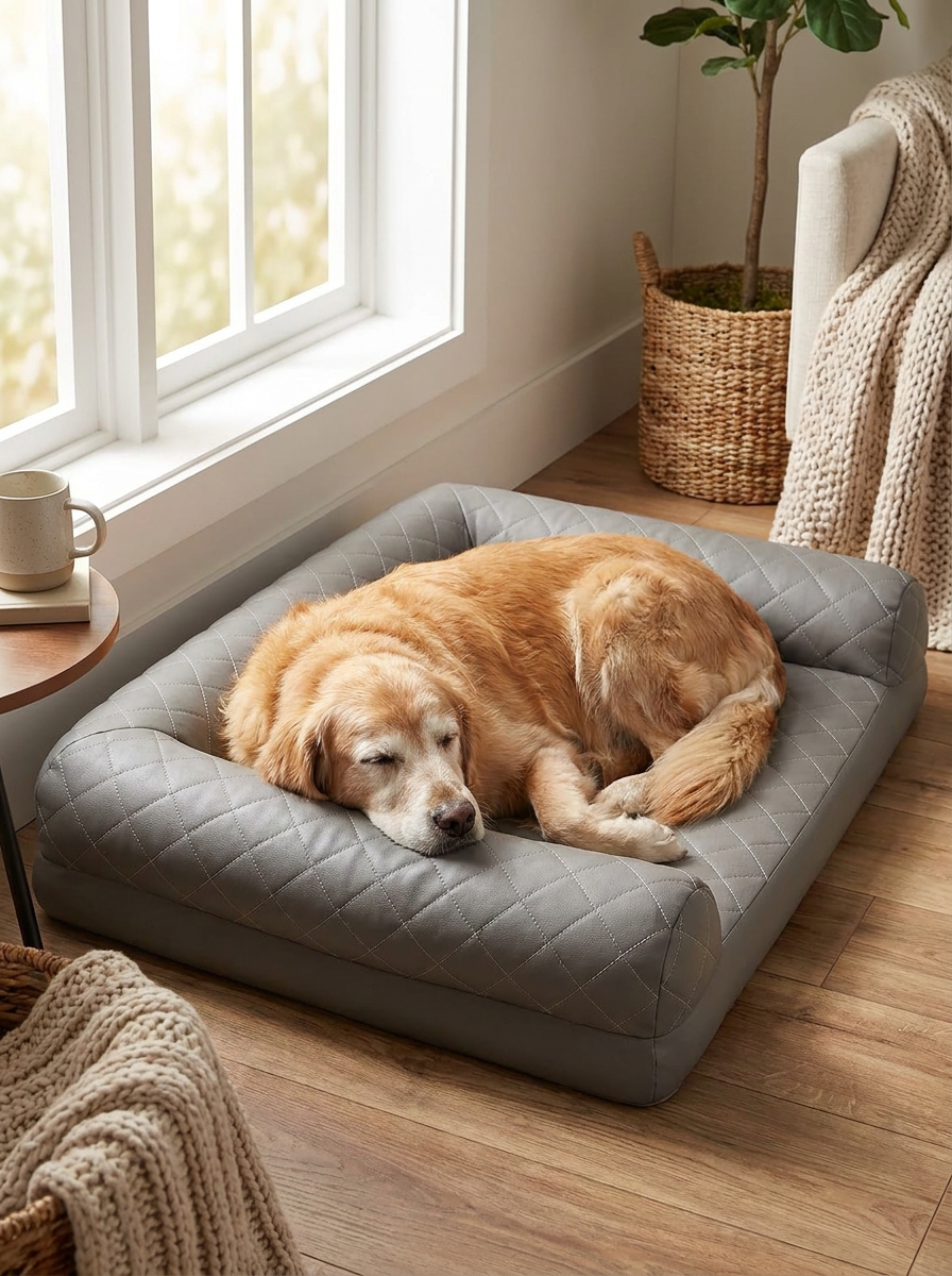 Orthopädisches Hundebett - Lifestyle Wohnzimmer