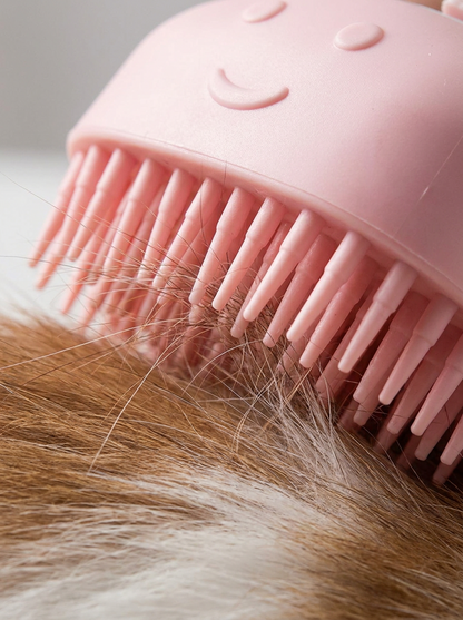 Massagebürste - Silikonnoppen Detail