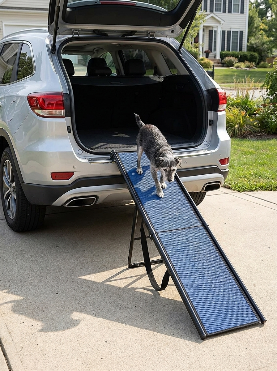 Auto-Rampe für Hunde - Lifestyle am Auto